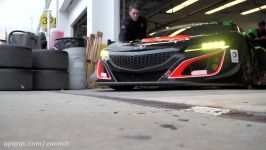 ابرخودروی آکورا 2017 Acura NSX GT3 Race in 24H Daytona