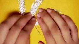 آموزش خوشه گندم در گلدوزی