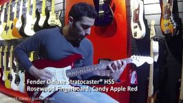 تست گیتار Fender Deluxe HSS Stratocaster