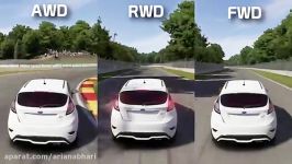 اخبار خودرو  مقایسه سیستم AWD vs RWD vs FWD