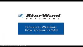 How to Build a StarWind iSCSI SAN