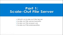 Windows Server 2012 R2 High Availability Lesson 10 part1 Scale Out File Server