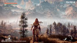 گیم پلی بازی Horizon Zero Dawn روی PS4 Pro PS4