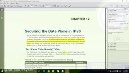 CCNASec IPV6 Data Plane Security