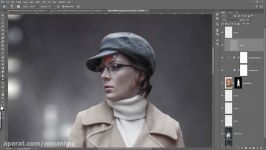 آموزش فتوشاپ Change Background Mixing Color Grading