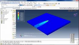 شبیه سازی جوش در آباکوس استفاده DFlux