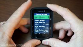 Garmin  Strava Live Segments Setup and Function