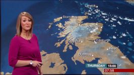 Kirsteen Macdonald  BBC Scotland Weather 09Feb2017 HD