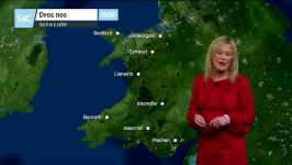 Yvonne Evans  S4C Weather 15Feb2017 HD