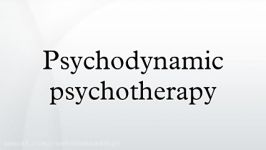 Psychodynamic psychotherapy