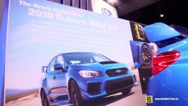 2018 Subaru WRX STI  Exterior and Interior Walkaround  Debut at 2017 Detroit Auto Show