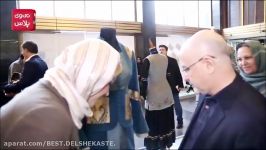 خانم بازیگر ستاره بزرگترین شوی لباس ایران افتتاحیه ششمین جشنواره مد لباس فجر