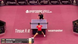 Zhang Jike vs Tiago Apolonia اپن قطر 2017