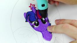 My Little Pony Twilight Sparkle Flip Flops How to Draw My Little Pony Sandals with 3D Pen