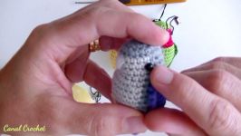 Agaporni o inseparable amigurumi tutorial