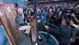 Guillermo at Super Bowl Media Night