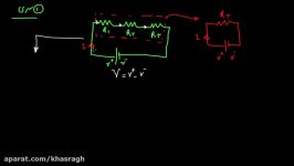 الکتریسیته جاری ۰۷  به هم بستن سری موازی مقاومت ها