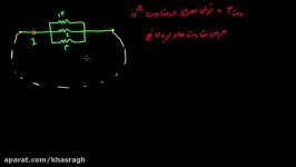 الکتریسیته جاری ۹  حل تمرین مبحث توان مقاومت جریان