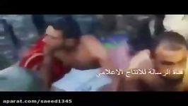 لحظه اسارت اعضای داعش توسط حشدالشعبی عراق