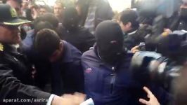 انتقال سارقان صرافی تهران به محل جرم برای بازسازی صحنه