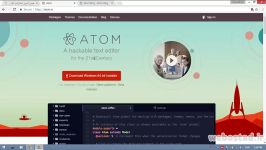 اٌستاد شو ۱  آموزش کد ادیتور Atom