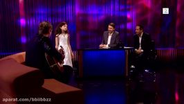 Amazing seven year old sings Fly Me To The Moon Angelina Jordan on Senkveld The Late Show