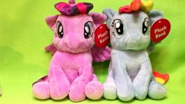 My Little Pony Twilight Sparkle Rainbow Dash Pudgy Plush Coin Bank Walmart Exclusive MLP QuakeToys