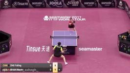 Zhu Yuling vs Shan Xiaona اپن قطر 2017