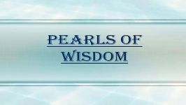 Pearls of Wisdom Certain about the everlasting