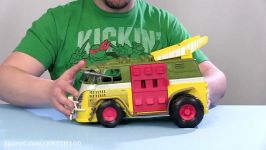 Nickelodeon Teenage Mutant Ninja Turtles 2015 Party Wagon Vehicle Video Review