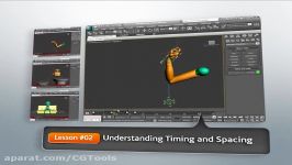 آموزش اصول قواعد انیمیشن در تری دی مکس  زمان بندی فاصله
