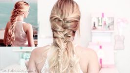 False bridal braid hairstyle tutorial ❤ Frisuren für lange haare