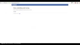 Facebook Down Something went wrong We are working on getting this fixed as soon as we can