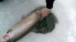 Unreel Crazy ice fishing Must see Wisconsin Fishing