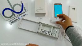 جعبه گشایی گوشی Galaxy S6 سامسونگ  فروشگاه موبایل آبی