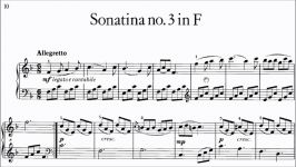 ABRSM Piano 2017 2018 Grade 2 A1 A1 Attwood Allegretto Sonatina No.3 in F Movt 1 Sheet Music