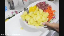 How To Make Pasta Salad  آموزش درست کردن سالاد پاستا