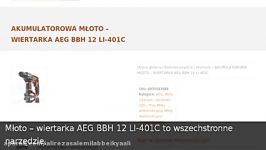 AKUMULATOROWA MŁOTO – WIERTARKA AEG BBH 12 LI 401C