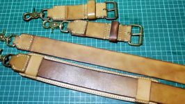 converting satchel to backpack  part 2  Straps