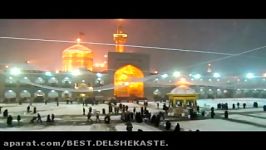 Snowy Night at Imam Reza Shrine Mashhad Iran