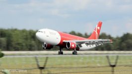 RARE Qeshm Air Airbus A300 600 EP FQM  Smooth landing at St. Petersburg airport