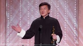 Jackie Chan receives an Honorary Award at the 2016 Governors Awards