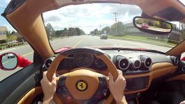 2015 Ferrari California T Top Down  WR TV POV City Drive