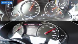 BMW M6 vs Audi RS7  Acceleration Sound