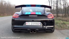 Porsche Cayman GT4 with FULL Fabspeed Race Exhaust INSANE SOUND