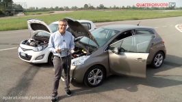 اخبار خودرو مقایسه مشخصات  Hyundai i20 VS Peugeot 208