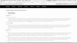 lesson 4 creation of an FAQ page