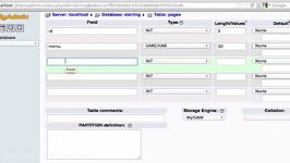 Building a CMS with PHP part 6  Creating Tables in phpmyadmin