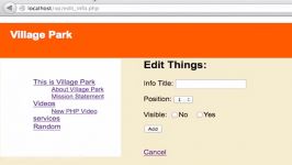 Building a CMS with PHP part 61  Update Menu