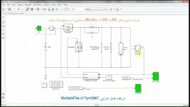 شبیه سازی مبدل DC به DC باک Buck سنکرون در سیمولینک متلب